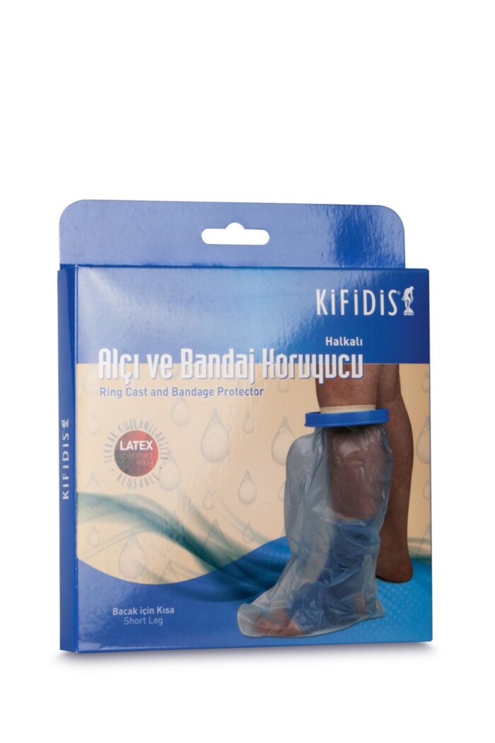2103 Kifidis Halkalı Alçı ve Bandaj Koruyucu (Bacak için Kısa) STD - Görsel 1