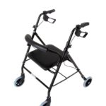 Kifidis Sırt Destekli Rolatör Siyah / Black