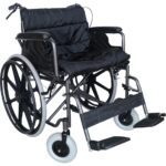 FUHASSAN FH02 XXL BARİATRİK - KATLANABİLİR - 55CM GENİŞİLİĞİNDE MANUEL TEKERLEKLİ SANDALYE