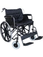 FUHASSAN FH02 XXL BARİATRİK - KATLANABİLİR - 55CM GENİŞİLİĞİNDE MANUEL TEKERLEKLİ SANDALYE