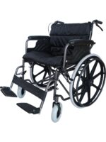 FUHASSAN FH02 XXL BARİATRİK - KATLANABİLİR - 55CM GENİŞİLİĞİNDE MANUEL TEKERLEKLİ SANDALYE - Görsel 2