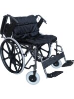 FUHASSAN FH02 XXL BARİATRİK - KATLANABİLİR - 55CM GENİŞİLİĞİNDE MANUEL TEKERLEKLİ SANDALYE - Görsel 3
